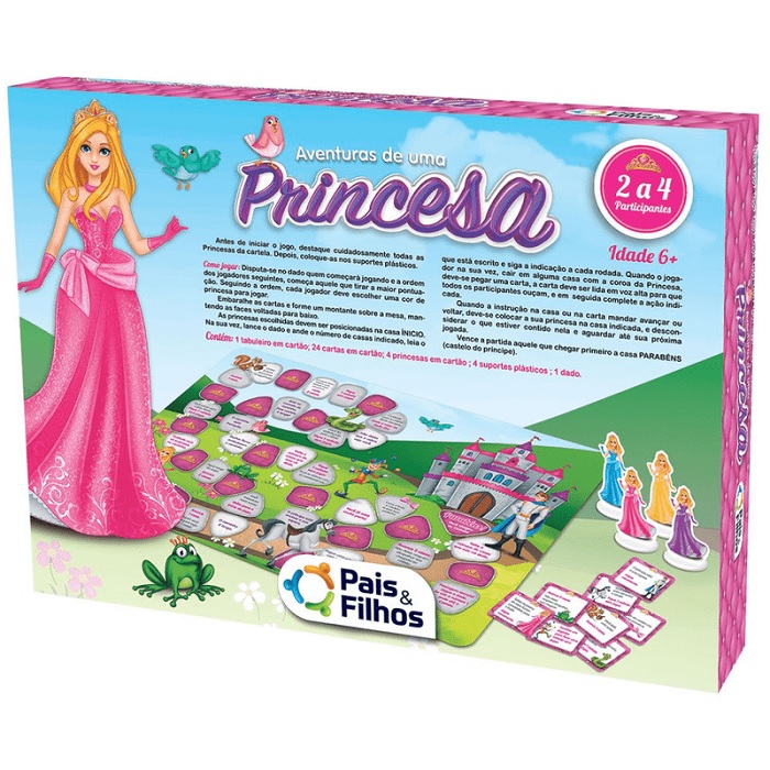Jogo Aventuras De Uma Princesa 27 Peças – Pais & Filhos 28651